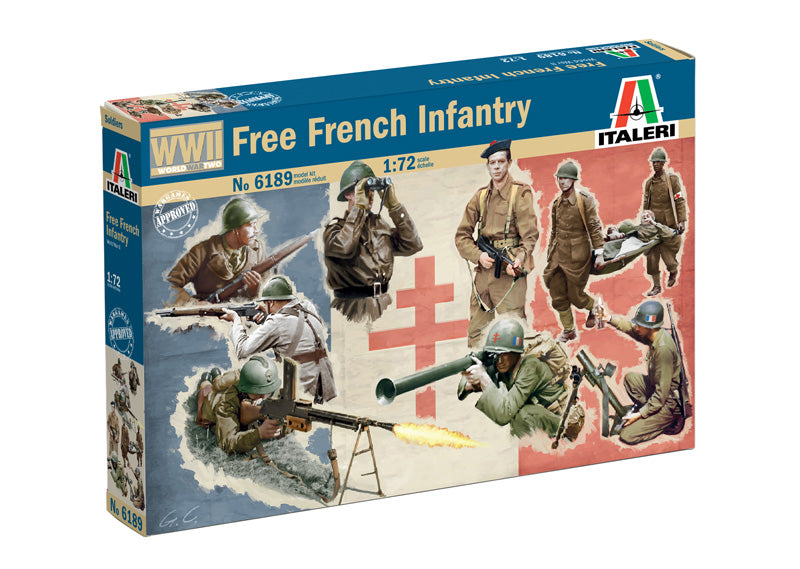 Italeri 6189 - SCALE 1 : 72 FREE FRENCH INFANTRY