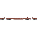 PREORDER Roundhouse HO 3020 50' Flat Car, Milwaukee