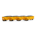 PREORDER Athearn Roundhouse RND50021 HO 34' 2-Bay Rib Side Hopper With Load, PC