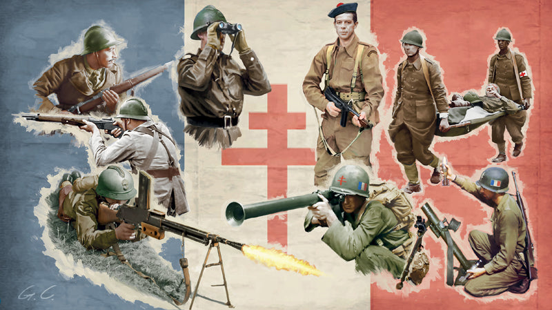 Italeri 6189 - SCALE 1 : 72 FREE FRENCH INFANTRY