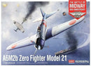 Academy Models 12352 A6M2b Zero Fighter Model 21 Midway 1:48