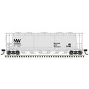 Atlas HO 20007194 ACF 6-Bay Cylindrical Hopper, Norfolk & Western