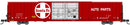 PREORDER Bluford Shops N 86820 86' Double Door Boxcar, Atchison Topeka & Santa Fe