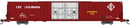 PREORDER Bluford Shops N 86770 86' Double Door Boxcar, Erie Lackawanna