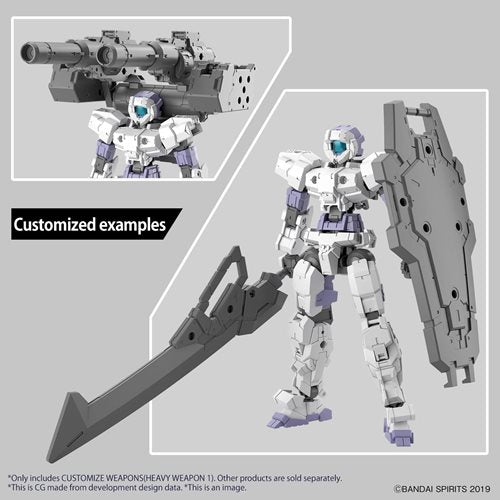 Bandai 2648695 30 Minute Missions Customize Armaments Heavy Equipment Set 1 1:144 Scale Model Kit