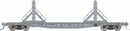 PREORDER Rapido HO 138403 F30D 50' Rail Flat Car Set, Conrail MOW (6-Pack)