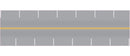 Easy Streets HO + N Roads EAS/3253430 Aged Asphalt 10 inches Parallel Parking, N Scale