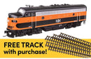 Walthers HO 21403 EMD F7A Locomotive ESU with WalthersTrack Code 83 Flex Track 5-Pack, Bessemer & Lake Erie