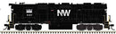 Atlas N 40005616 EMD GP38 High Nose with Dynamic Brakes Locomotive Master Silver, Norfolk & Western