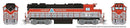 PREORDER Rapido HO 38043 EMD GP38 Low Nose with Extended Cab Locomotive, Bangor & Aroostook