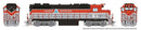 PREORDER Rapido HO 38045 EMD GP38 Low Nose with Extended Cab Locomotive, Bangor & Aroostook