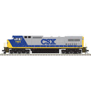 PREORDER Atlas 10004487 HO GE Dash 8-40CW - Standard DC - Master(R) Silver -- CSX