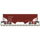PREORDER Atlas 20007439 Offset-Side 2-Bay Open Hopper - Ready to Run -- Santa Fe
