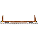 PREORDER Atlas Trainman HO 20007961 62' Short Bulkhead Flat Car, Union Pacific