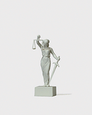 Preiser HO 29076 Lady Justice Statue