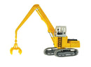 PREORDER Kibri HO 11287 Liebherr R 934 Litronic HD-SL Crawler Loader with Grapple Kit, Yellow