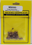Model Shipways 303BW 4mm Single Block Walnut 150pcs