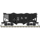 PREORDER Atlas Master Line N 50007230 55-Ton Fishbelly Hopper with Load, Norfolk & Western