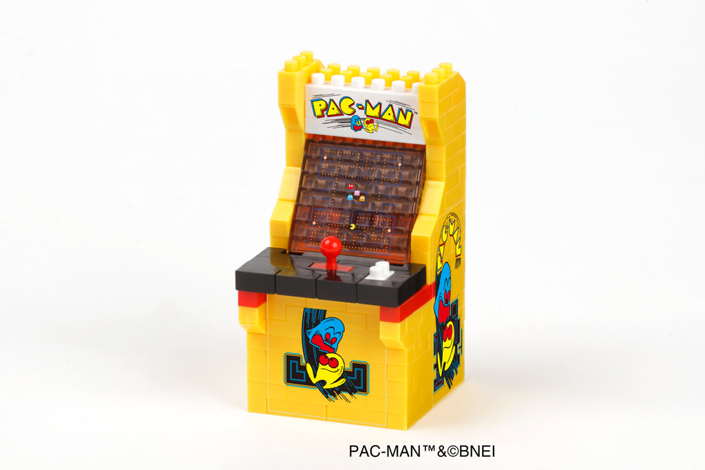 Nanoblock PAC-MAN ARCADE MACHINE - Set Di Costruzioni Con 160 Micromattoncini, Difficoltà 2/5, Altezza 6 Cm, Collezionabile