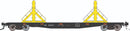 PREORDER Rapido HO 138405A F30D 50' Rail Flat Car , Norfolk Southern MOW