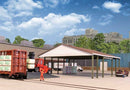 PREORDER Walthers Cornerstone HO 4180 Open Air Intermodal Shed Kit | 25.58