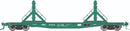 PREORDER Rapido HO 138407 F30D 50' Rail Flat Car Set, Penn Central MOW (6-Pack)