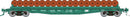 PREORDER Rapido HO 138506 F30D 50' Wheel Flat Car Set, Penn Central MOW (3-Pack)