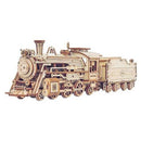 Robotime MC501 Prime Steam Express Train Kit, 3D Wooden Puzzle