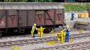 PREORDER Noch HO 13606 Wheel Blocks/Skate Set