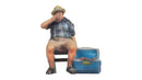 PREORDER Noch HO 10431 Man on a Folding Chair with Ice Chest