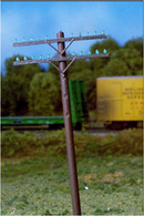 Rix Products-6280032  TELEPHONE POLES 2arm, HO