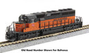 Kato 1764825DCC N EMD SD40-2 Early Production - DCC -- Milwaukee Road