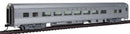 WalthersMainline 910-30002 85' Budd Large-Window Coach - Ready to Run - Santa Fe (silver), HO
