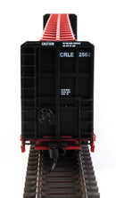 WalthersMainline 910-50711 72' Centerbeam Flatcar w/Standard Beam - Ready to Run -- Hampton Lumber CRLE