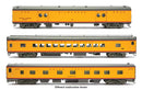 WalthersProto 920-9875 Holiday Season City of San Francisco Consist Expansion Set -- Standard w/Decals - MILW Express, UP(R) Coach - UP 4-4-2 Sleeper, HO