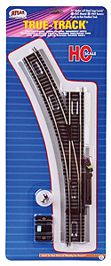 Atlas Model Railroad Co. 150-484 Code 83 22" Radius Snap Switch (R) - Remote -- Left Hand, HO