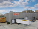 Walthers Cornerstone 933-4105 Modern Concrete Grocery Warehouse - Kit - 16-7/8 x 8-11/16 x 4-1/2" 42.8 x 22 x 11.4cm, HO