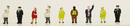 Model Power MDP1333 Passengers -- Fat People pkg(9), N Scale