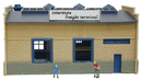 Model Power MDP2583 C.F. Truck Depot - Assembled - Lighted w/2 Figures, N Scale