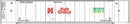Walthers SceneMaster 949-8705 53' Reefer Container - Ready to Run --  Hub Group, HO