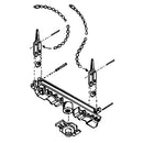 Kadee 102BAB Log Bunk Skeleton Kit, HO Scale