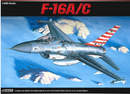 Academy Models 12259 F-16A/C Falcon USAF - Plastic Model Airplane Kit - 1/48