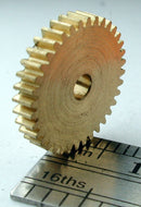 Northwest Short Line 14036-6 Reverse Worm Gear - Brass 3/32" Bore (.0937") -- 36 Teeth, 0.527 Outside Diameter, All Scales
