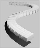 Woodland Scenics 1407 1" Risers 2' 4 Pack