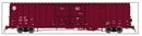 Atlas Model Railroad Co. 20004939 Santa Fe Class BX-166 62' Beer Boxcar - Ready to Run -- Santa Fe 621578 (Boxcar Red, 24" Logo Version 2), HO