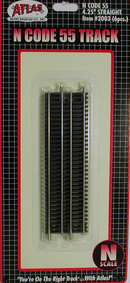 Atlas 2003 4.25" Straight (6 pcs/pk) Code 55, N Scale