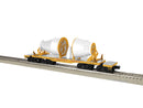 Lionel 2226430 Union Pacific Rocket Booster Flatcar 5-Pack w/rocket, O Scale