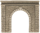 Noch Gmbh 58061 Natural-Stone Tunnel Portal -- Single-Track 5-11/16 x 4-15/16" 14.5 x 12.5cm, HO