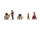 Noch Gmbh 15751 Sheep Shearing -- 4 People, 2 Sheep, HO