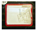 Atlas 2492 C65 INSL RAIL JOINERS Sheet of 8 pack of 12, N Scale